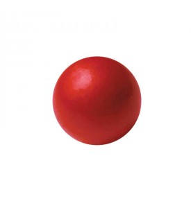 Čokoládové 3D gule červené perleťové 40ks